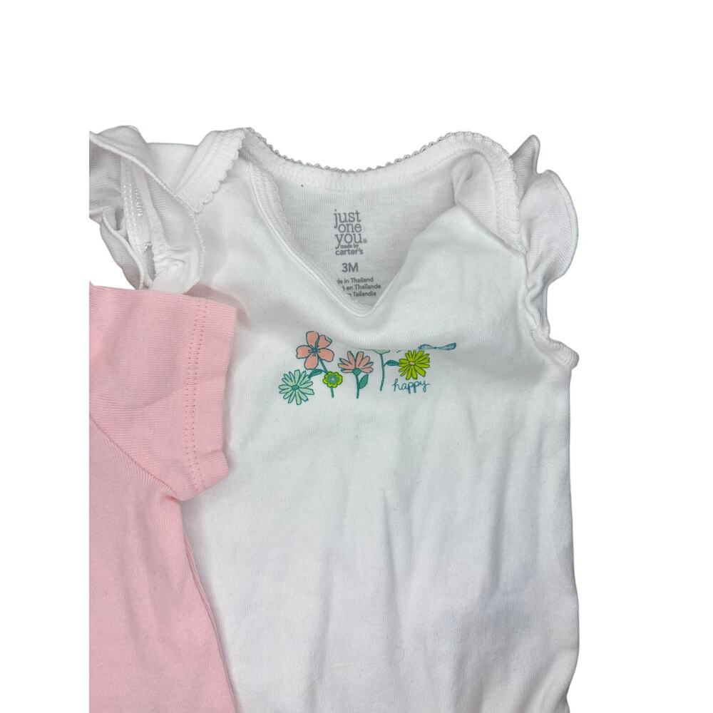 Carter's Baby Girl Bundle - 3 Months - Six (6) Short Sleeve Bodysuits One-Piece - Picture 12 of 13